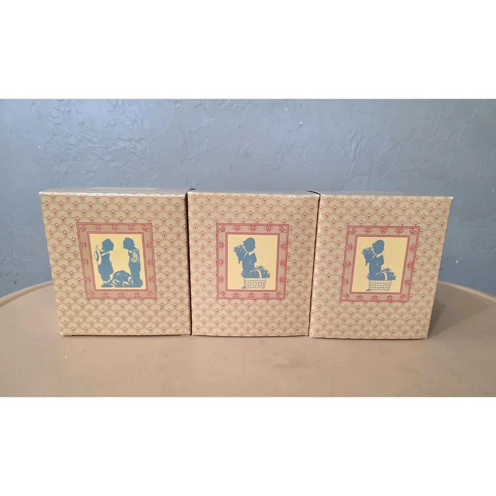3 Vintage 1986‎ Jessie Willcox Smith Holiday Figurines Giving Thanks, Springtime